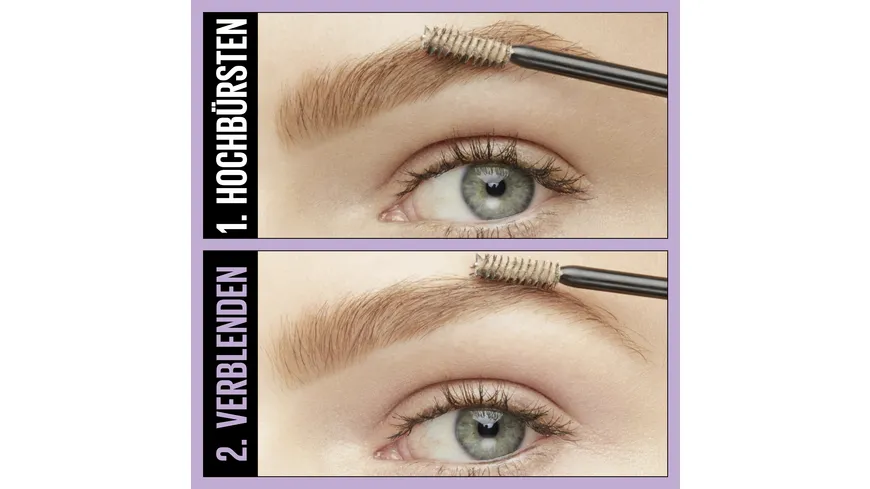 MAYBELLINE NEW YORK Express Brow Fast Sculpt Augenbrauenmascara Medium Brown - 04