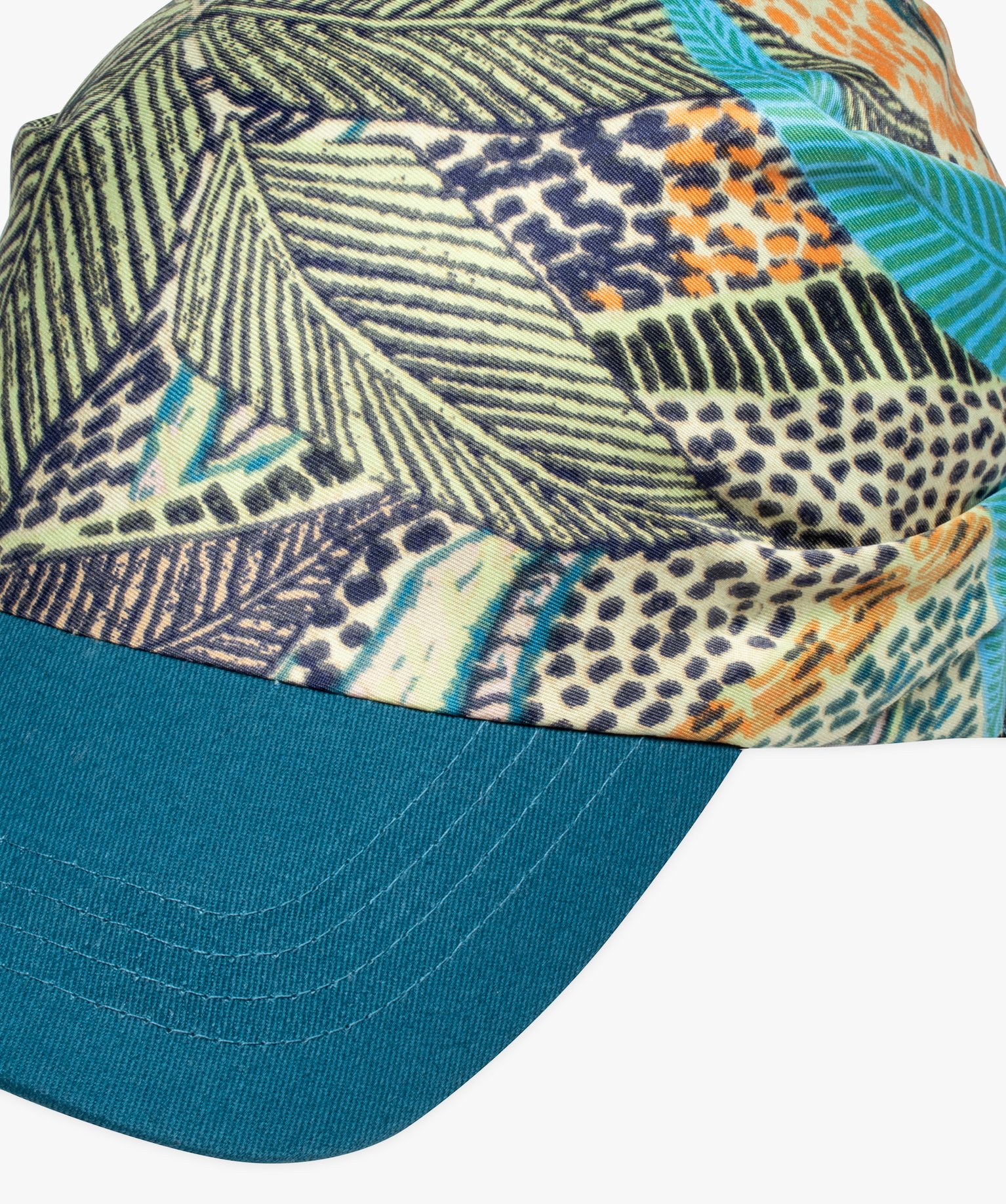 Foulard visière à motifs exotiques femme multicolore | GEMO