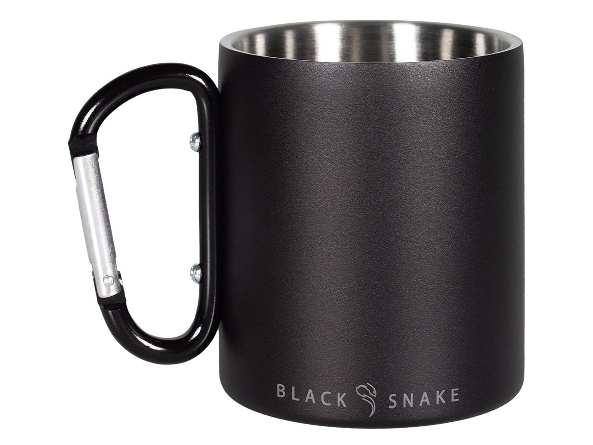 Black Snake Karabiner Edelstahl Thermo Tasse