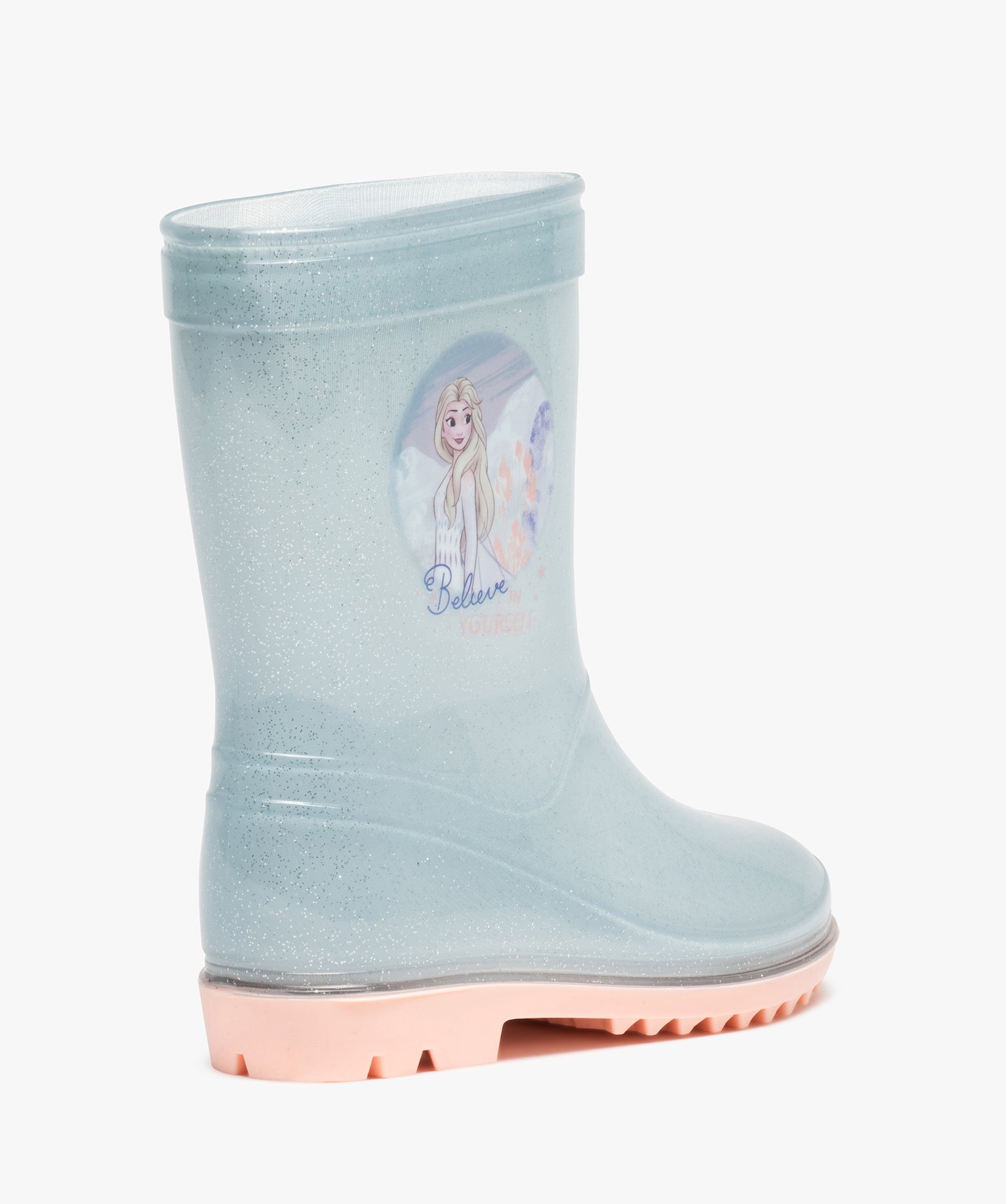 Bottes de pluie fille pailletées – La Reine des Neiges bleu | GEMO