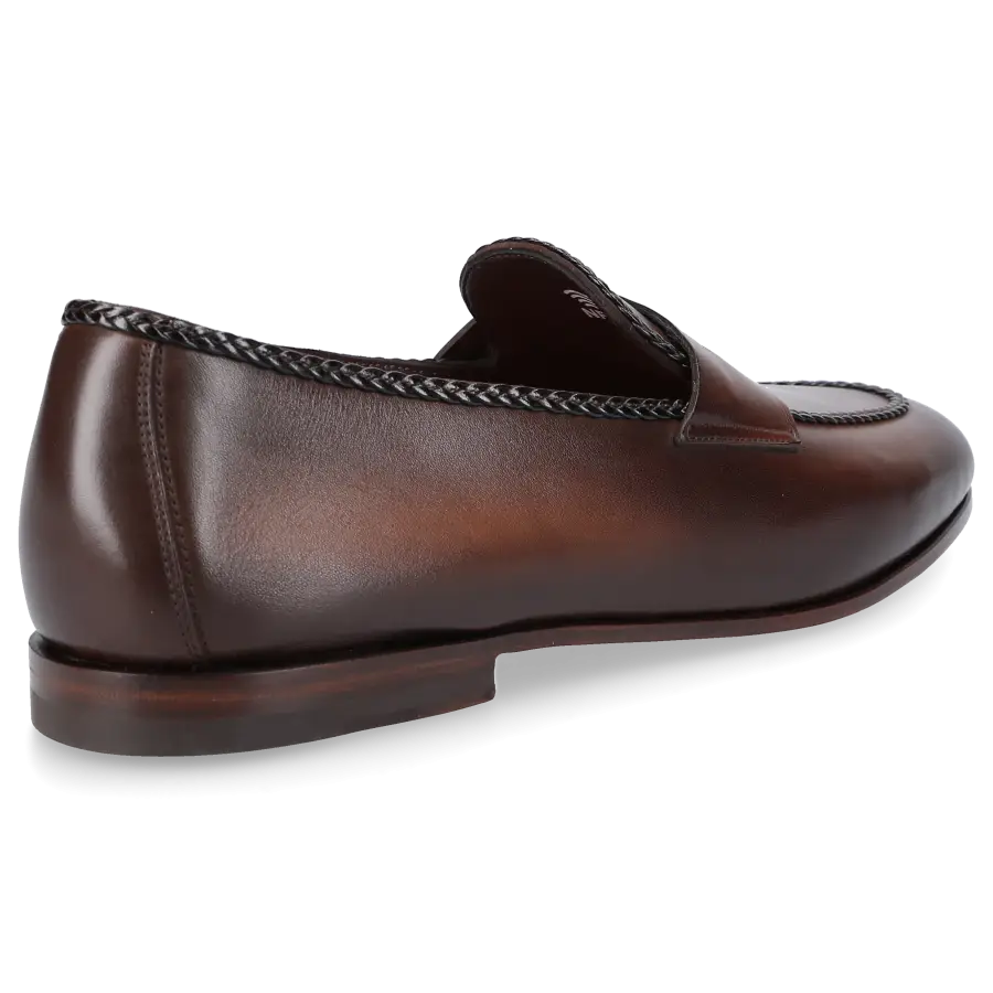 Santoni - Loafer 18399 Kalbsleder - braun