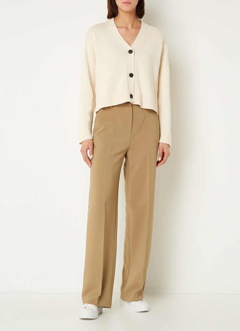 Cardigan Whistles Nina din tricot fin cu imprimeu elastic
