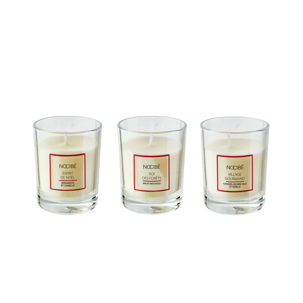 Nocibé 3 Mini Bougies 3 mini bougies édition Noël