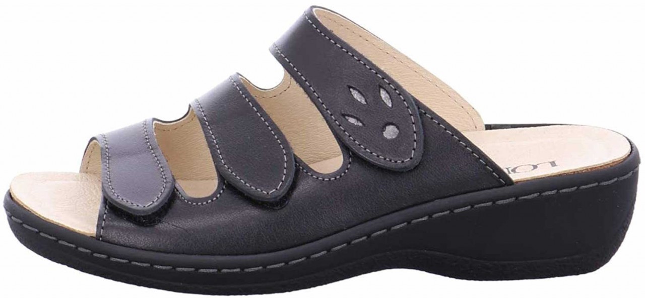 HASSIA Komfort Sandalen schwarz Beq-Pantl-Wörishf-30