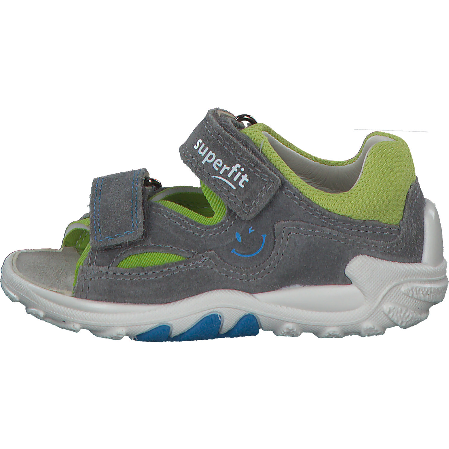 Superfit FLOW 00034, Sandalen (Kinder), Kinder, HELLGRAU/HELLGRÜN