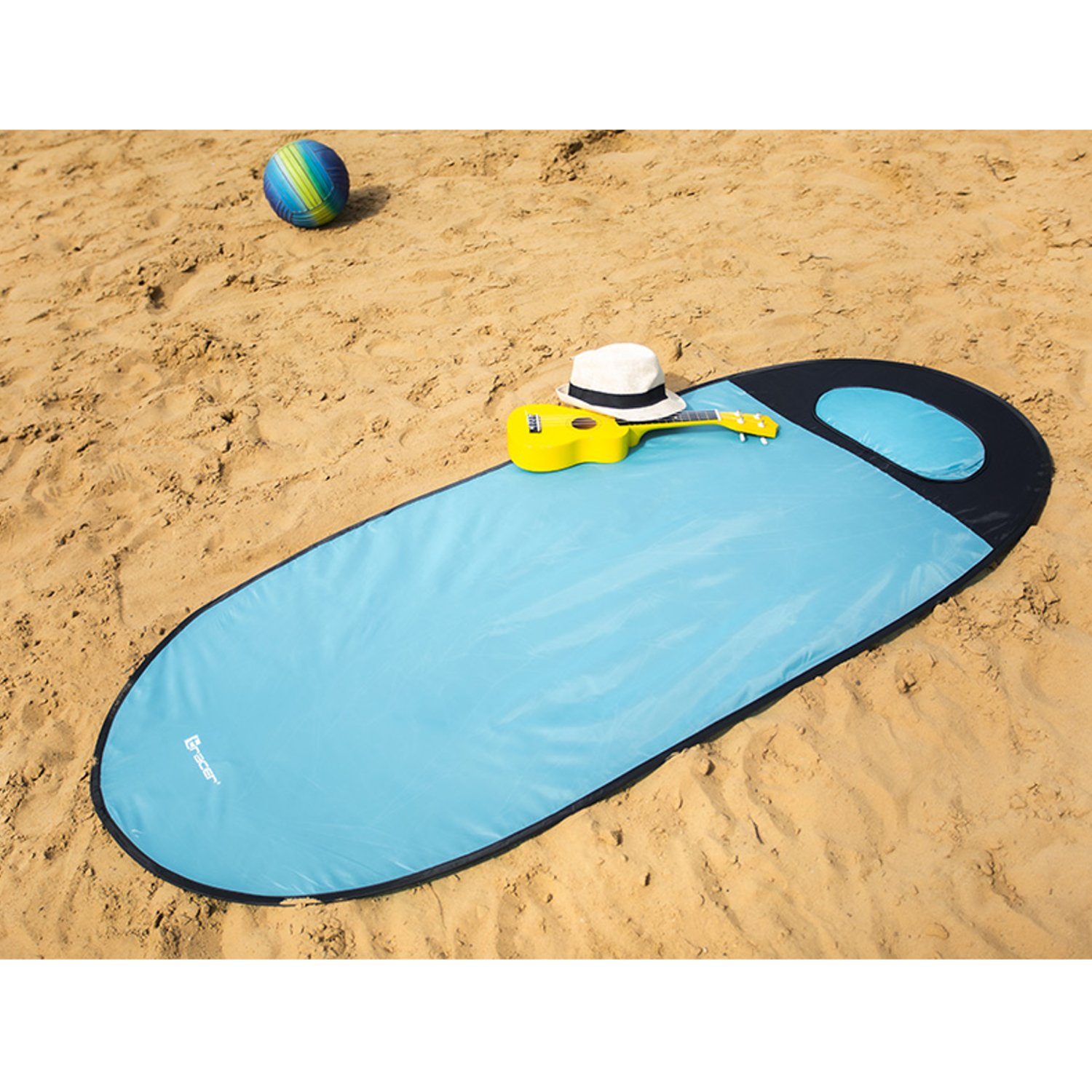 Tracer Strandtuch, wasserdichte u. bodenisolierende Strandmatte; 180 x 80 cm
