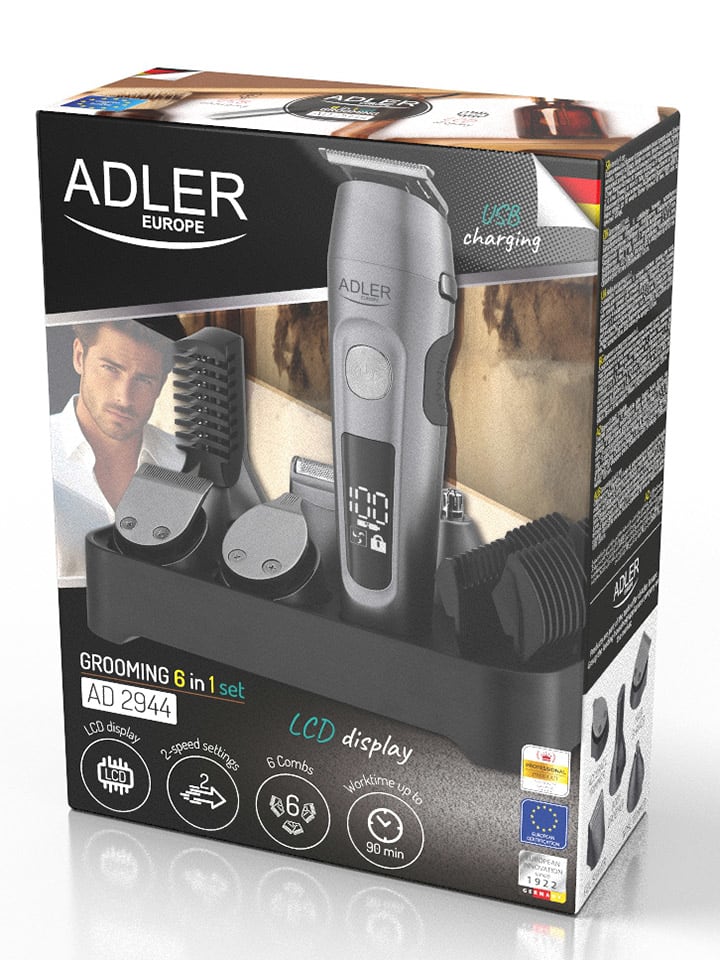 Adler Europe 14tlg. Set: Rasierer 