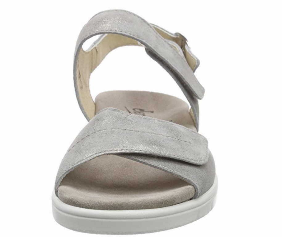 SEMLER Komfort Sandalen silber D4045