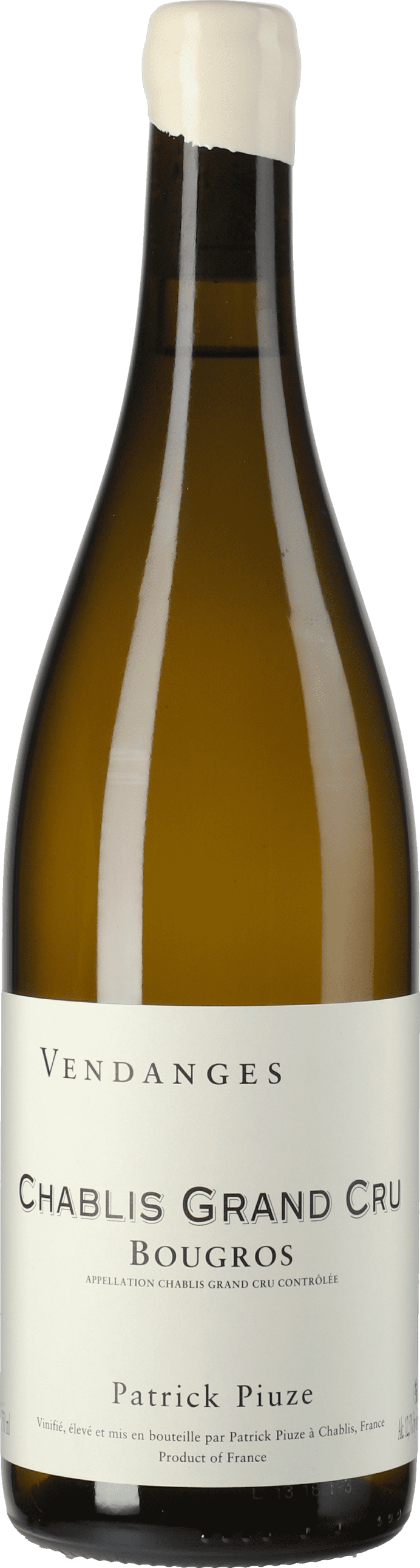 Patrick Piuze: Chablis Grand Cru Bougros 2022