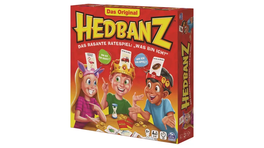 Spin Master Games - Hedbanz - das rasante Ratespiel für die ganze Familie - Neuauflage mit tollem Spielmaterial