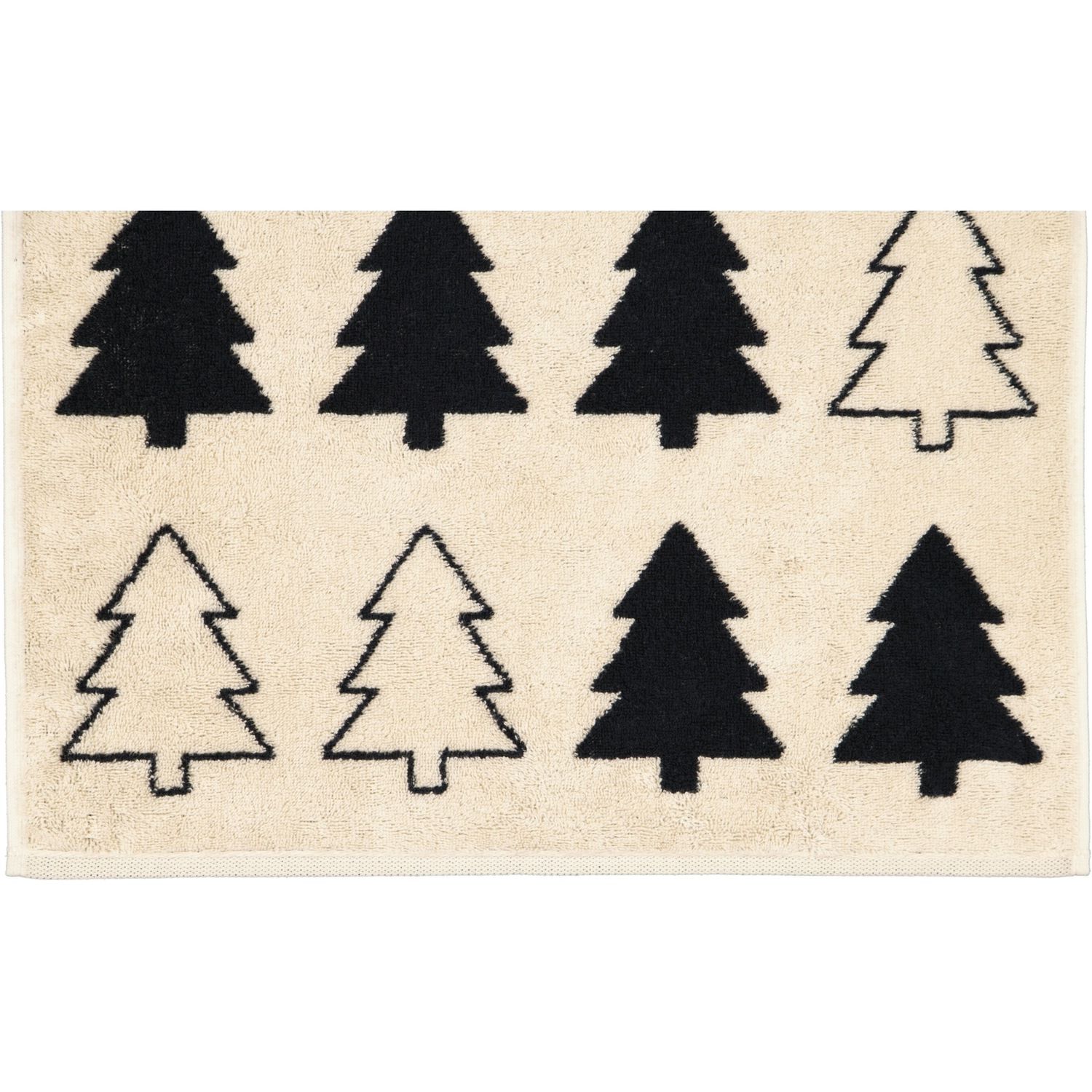 Cawö Handtücher Christmas Edition Tannenbäume 794 natur-schwarz - 39