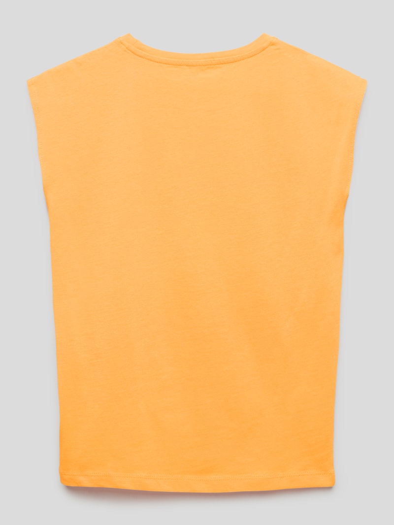 T-Shirt mit Motiv-Print in apricot