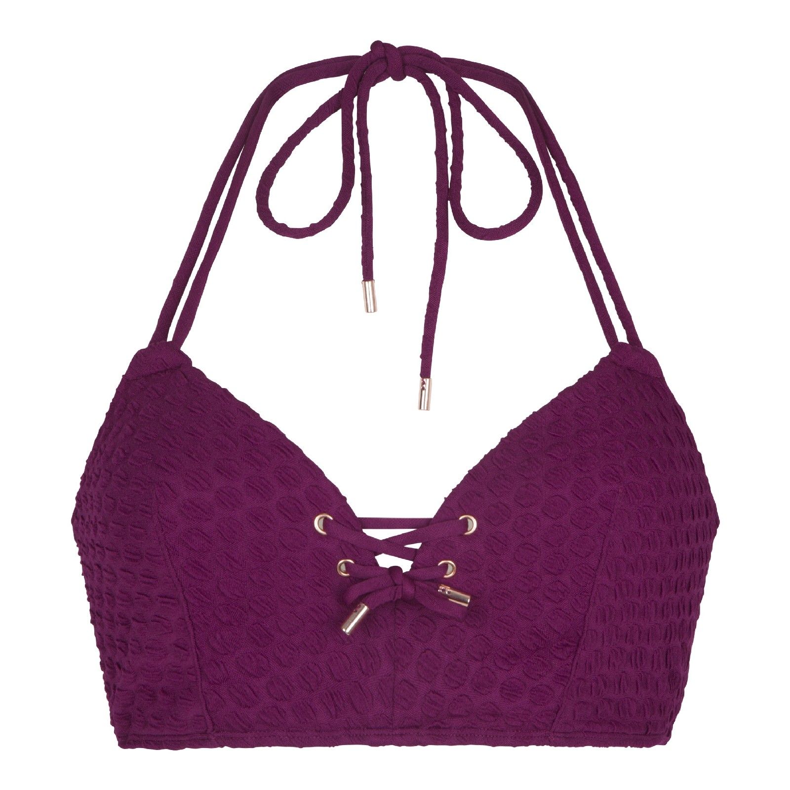 LingaDore 7102TB violettes vorgeformtes Triangel-Bikini Oberteil