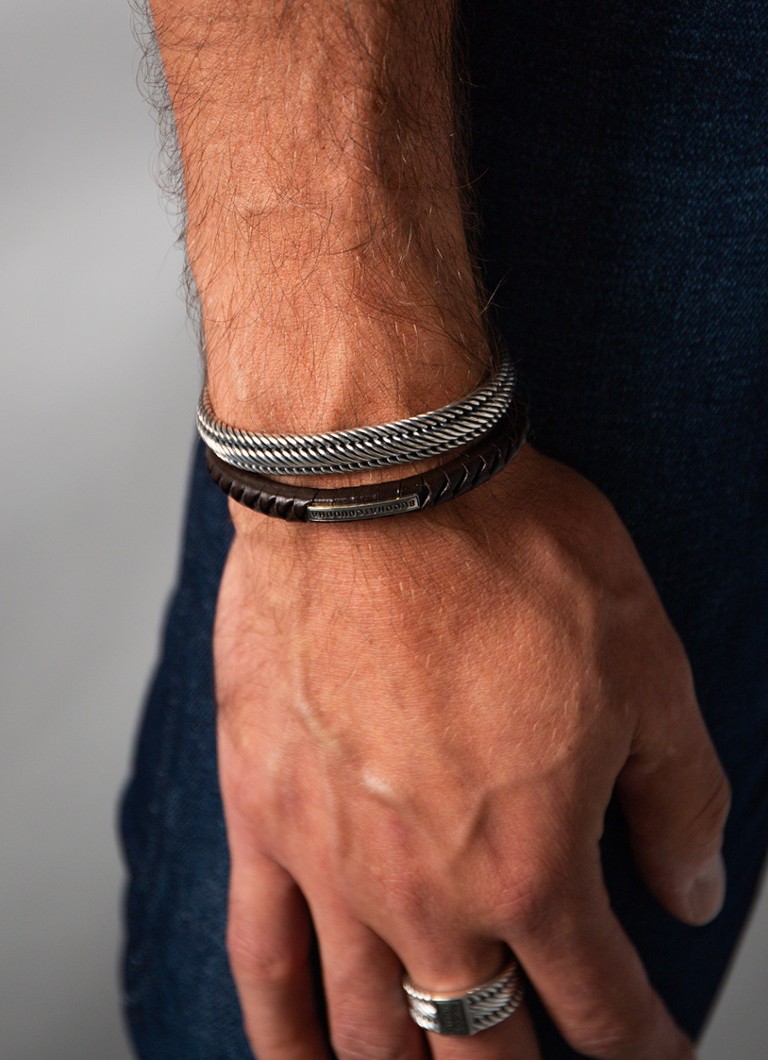 Buddha to Buddha  Edwin XS schakelarmband van zilver