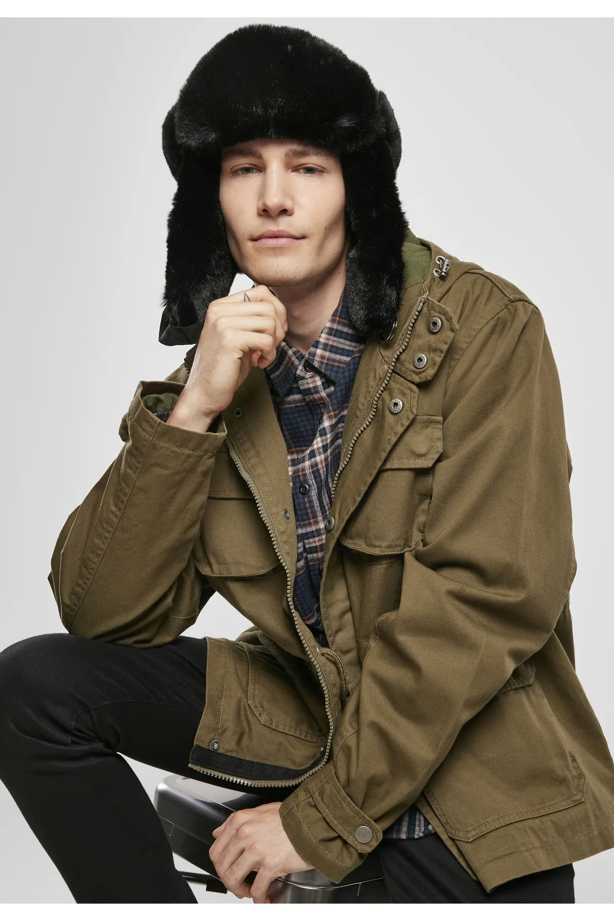 Urban Classics  Unisex-Trappermütze aus Nylon