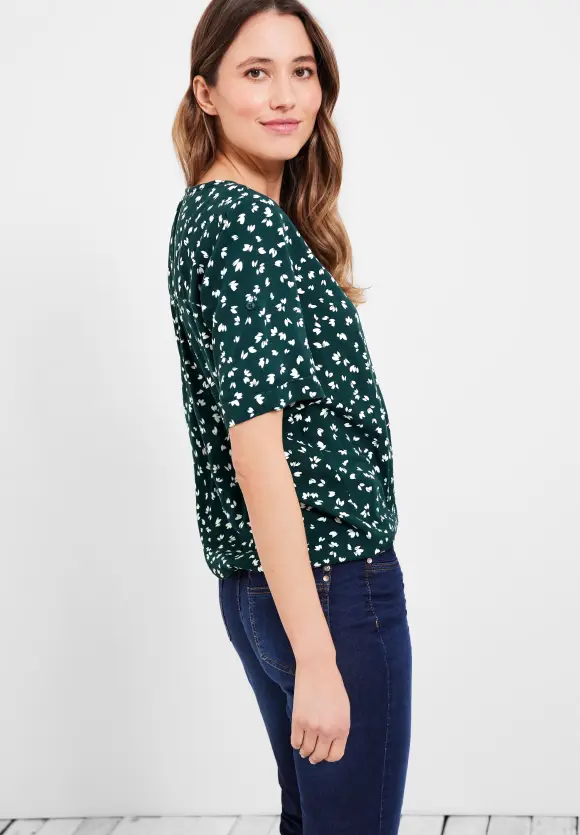 CECIL Bluse mit kurzer Knopfleiste