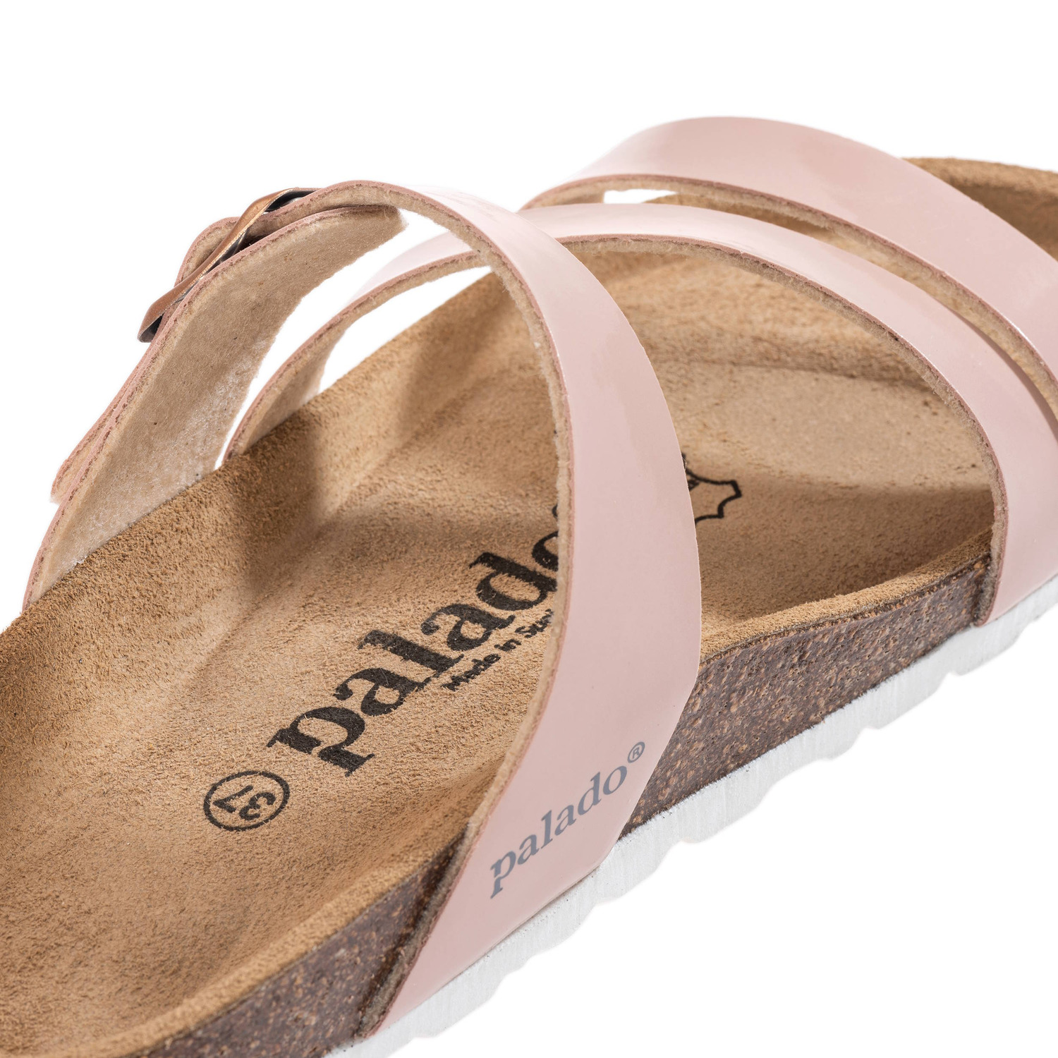 Palado Ikaria Lack, Pantoletten, Damen, Rosa