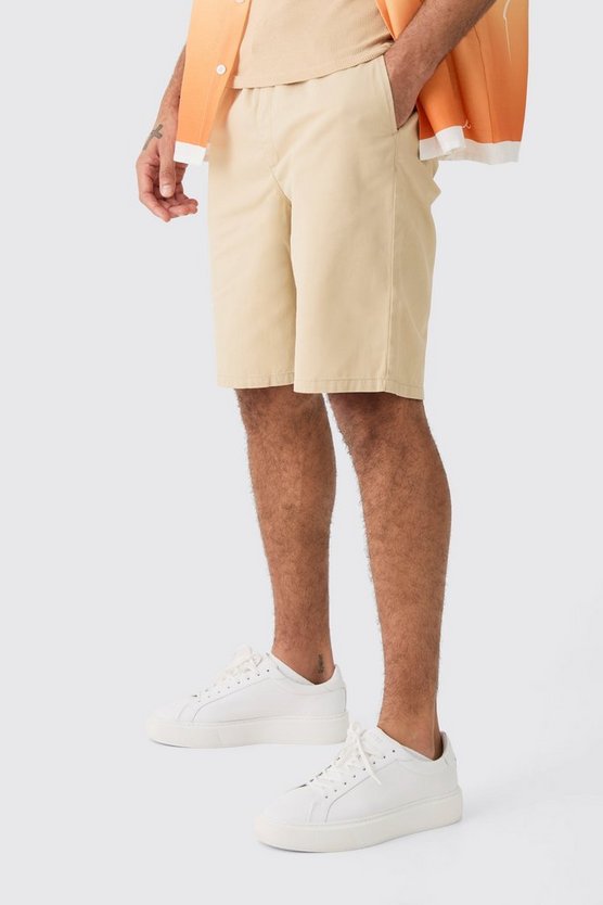 Lockere Shorts mit elastischem Bund