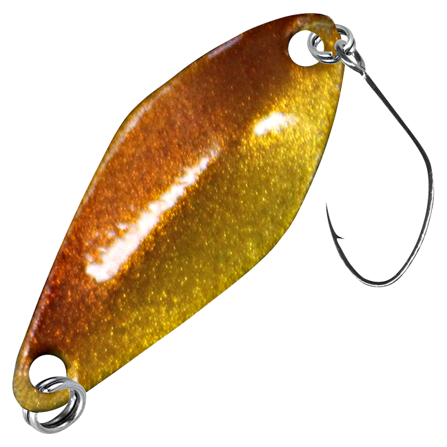 FTM Trout Spoon Tremo (2,3 g, Braun/Rot, Braun)