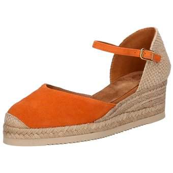 Unisa Keil-Sandale in orange