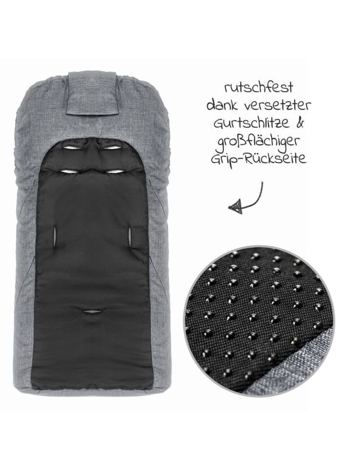 Zamboo Deluxe Winter-Fußsack 3M für Kinderwagen & Buggy - in grau günstig kaufen onesize
