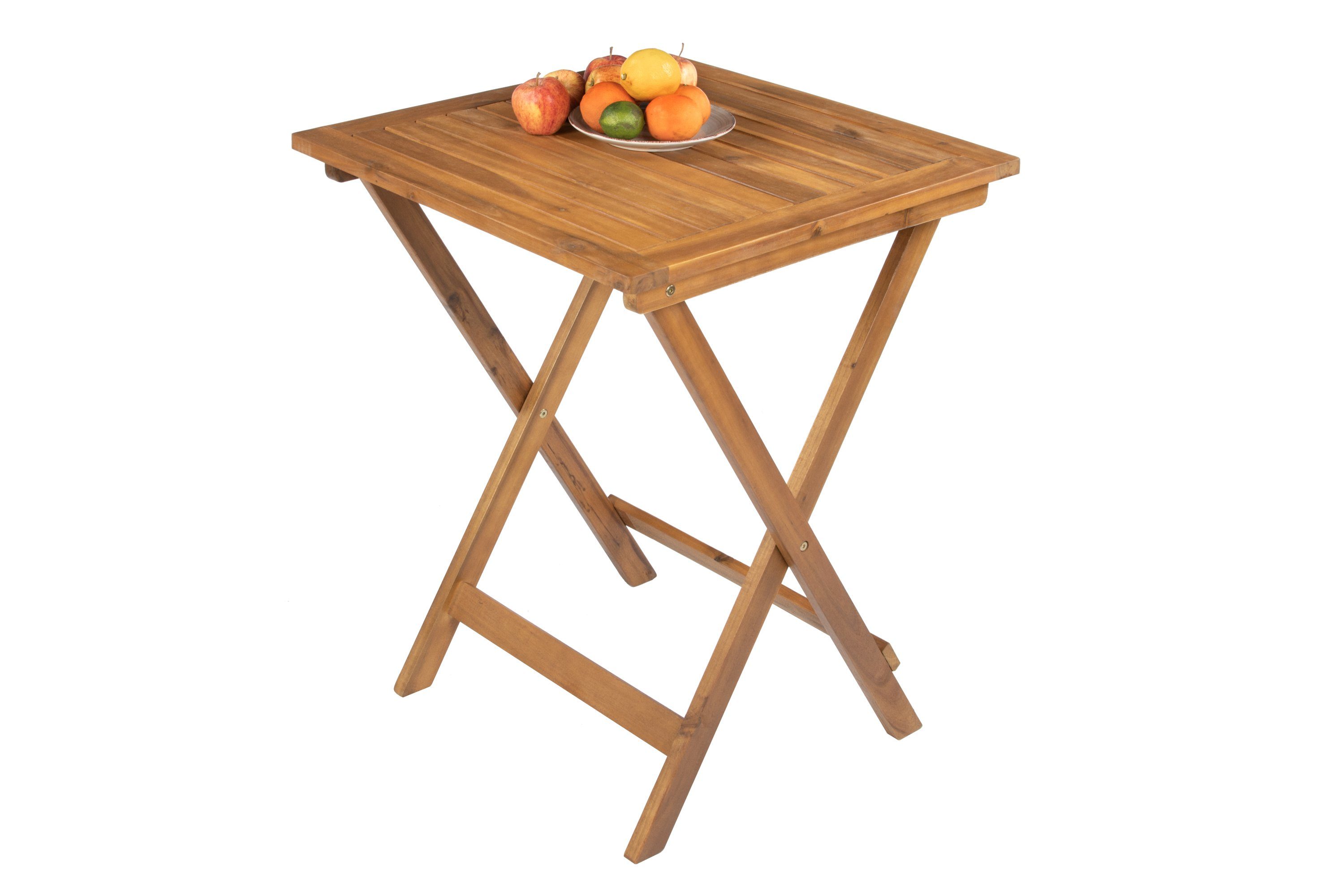 Liadomo Klapptisch Blossom (Tisch mit Klappgestell), Holztisch, Gartentisch, praktisch klappbar zum Verstauen