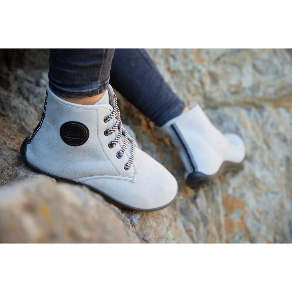 Leguano Chester Light Grey Winterbarfußschuhe
