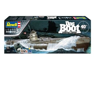 Das Boot Modellbausatz Geschenk-Set 1/144 U-Boot U96 Typ VII C 40th Anniversary 46 cm