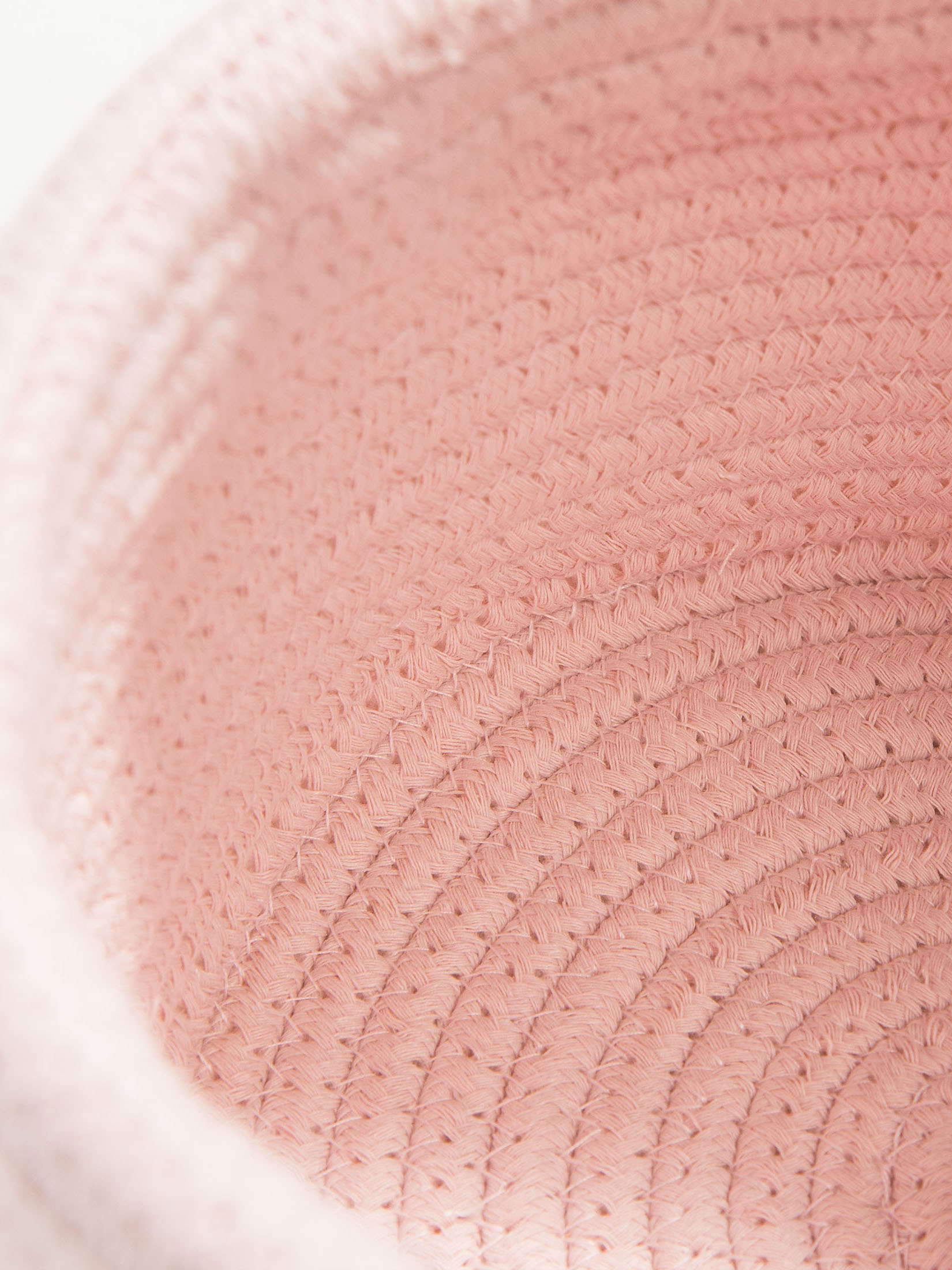 Basket Pinky Korb, Samtpink
