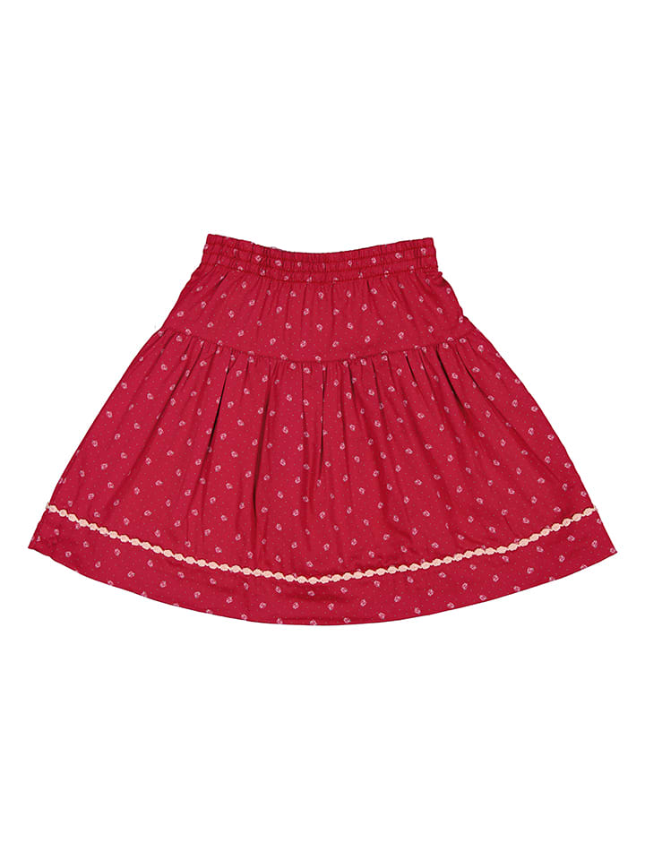 Isartrachten Wende-Trachtenrock in Rot/ Rosa günstig kaufen