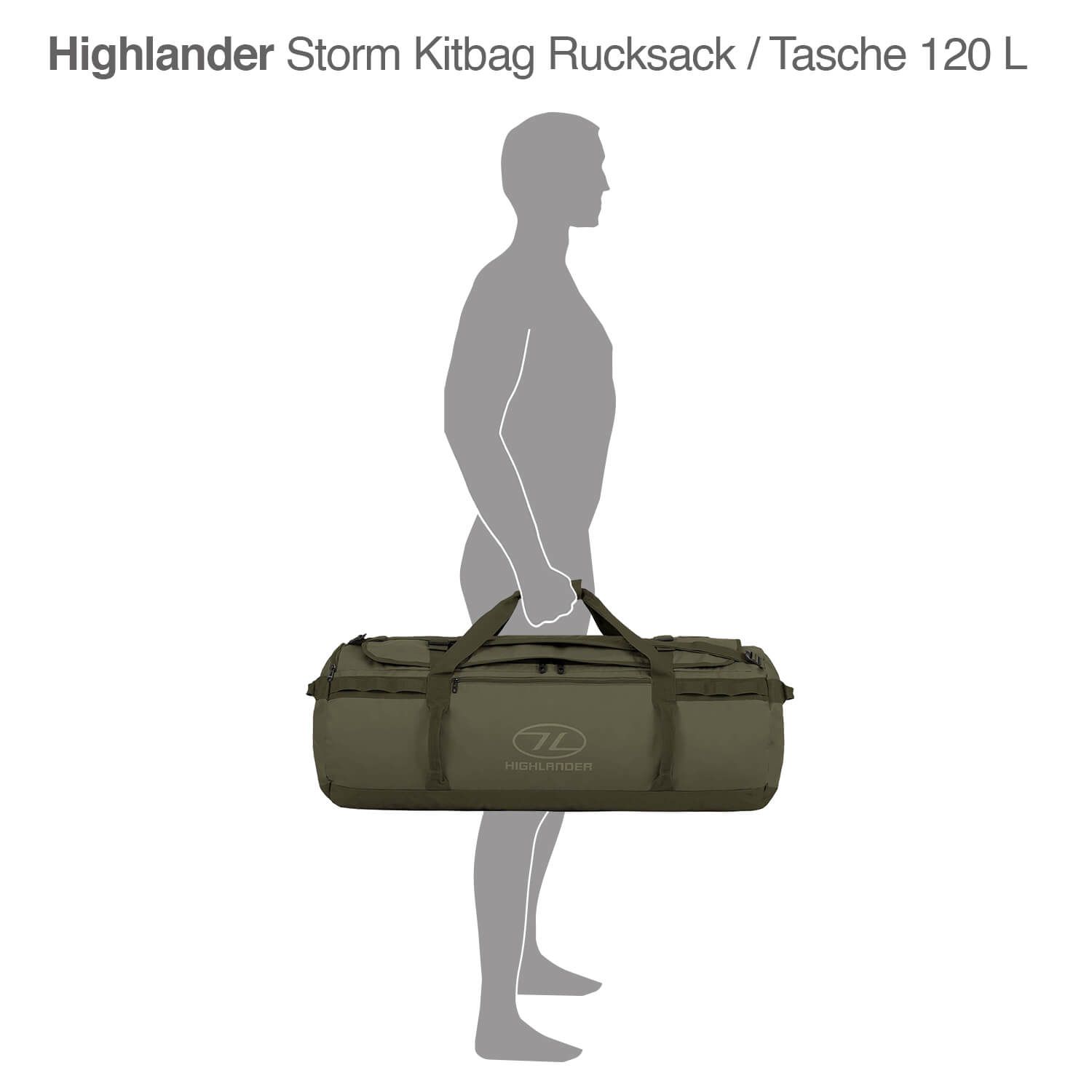 Storm Kitbag Rucksack / Tasche 120 Liter