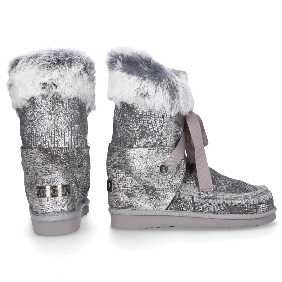 MOU - Snowboots LACE gefüttert - grau