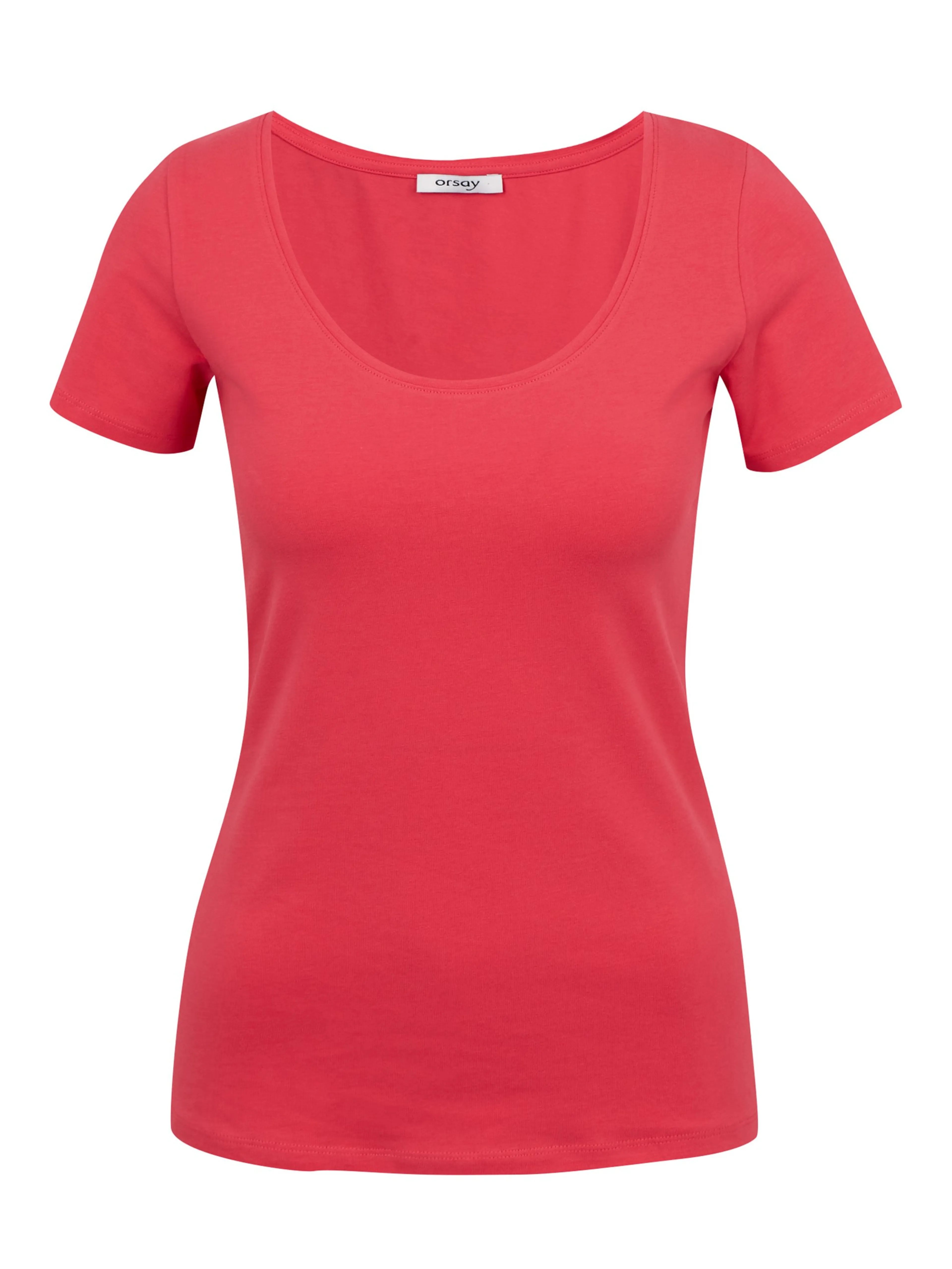 Dunkelrosa Damen-Basic-T-Shirt ORSAY