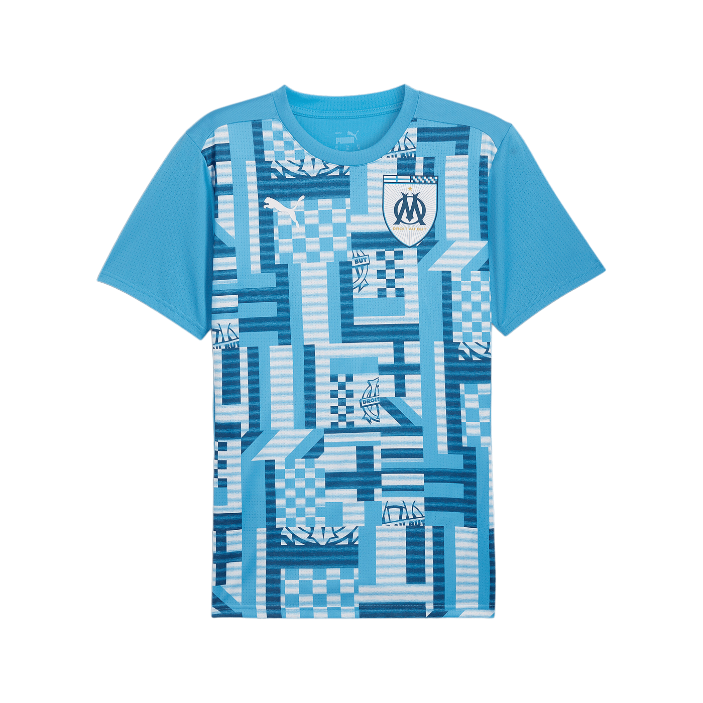 PUMA Olympique Marseille Prematch Shirt 2024/2025 Blau F23