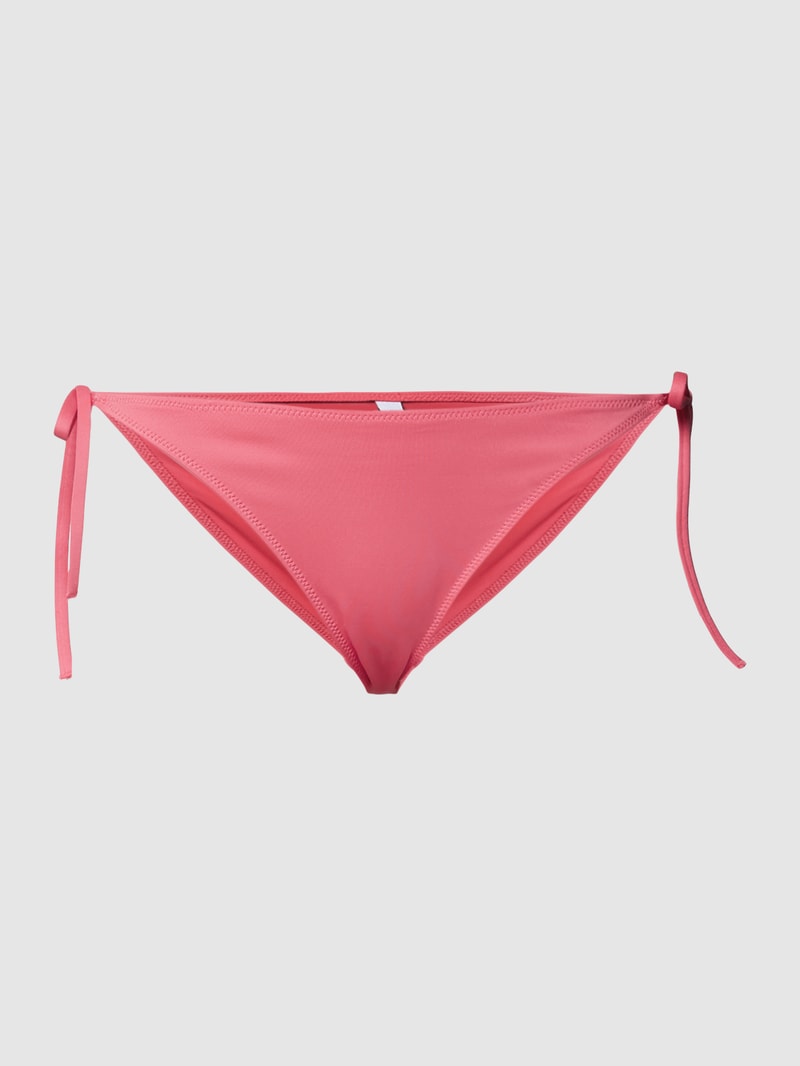 Bikini-Hose mit Logo-Detail in pink