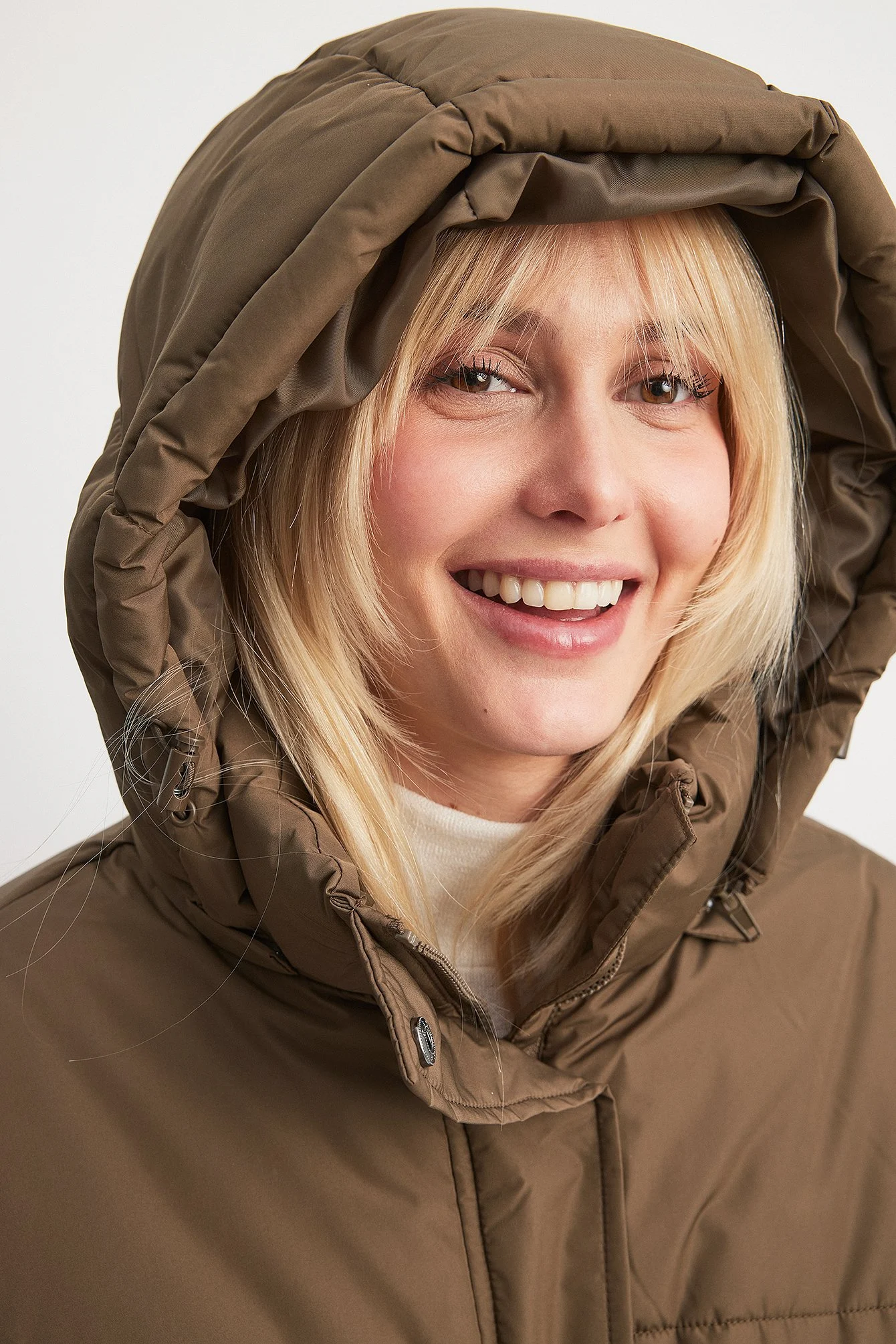 Oversized wattierte Jacke