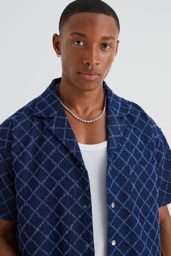 Kastiges Denim-Hemd
