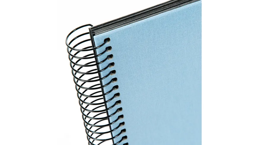 goldbuch Spiralalbum Bella Vista himmelblau 24x17cm 40 schwarze Seiten
