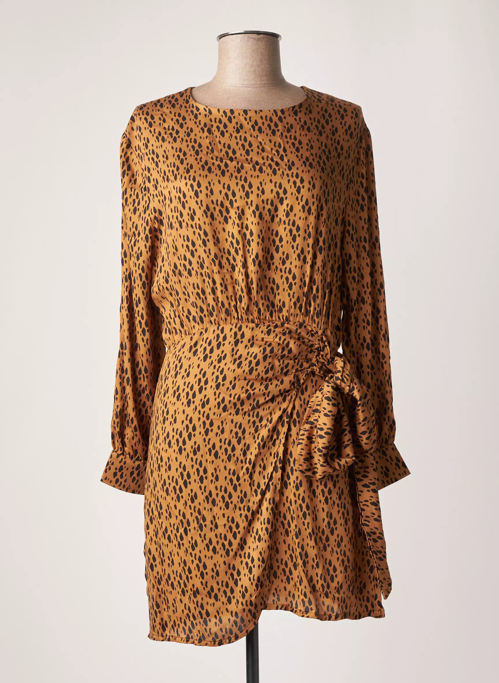 Bizance Robes Courtes Femme couleur marron