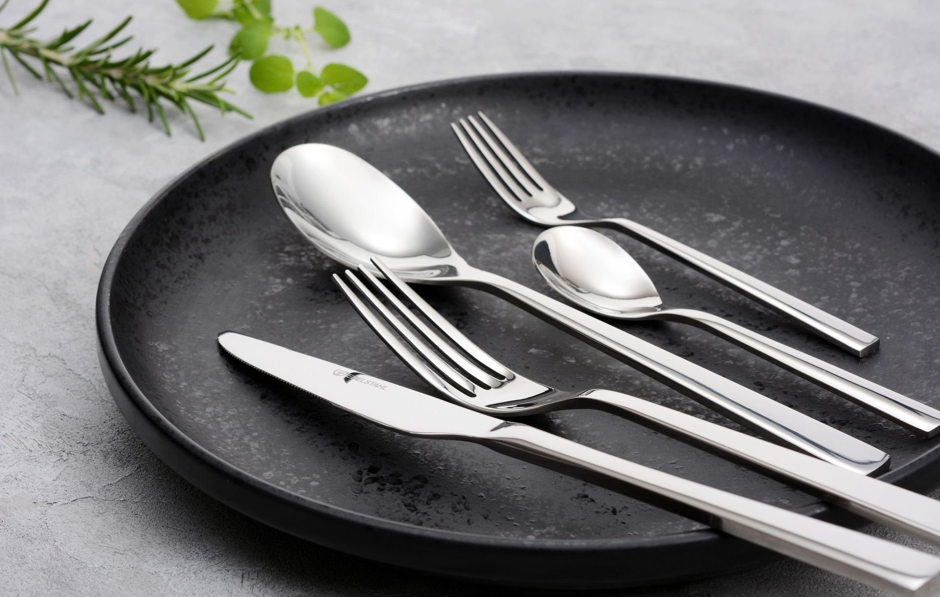 GRÄWE Besteck-Set Gräwe Besteck-Set Porto für 2 Personen, 10-teilig, Edelstahl