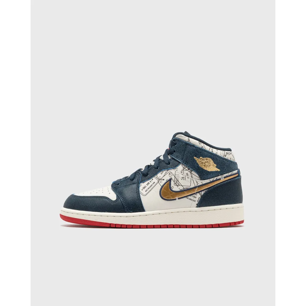 NIKE JORDAN 1 Mid SE GS FN1353-400 / blau