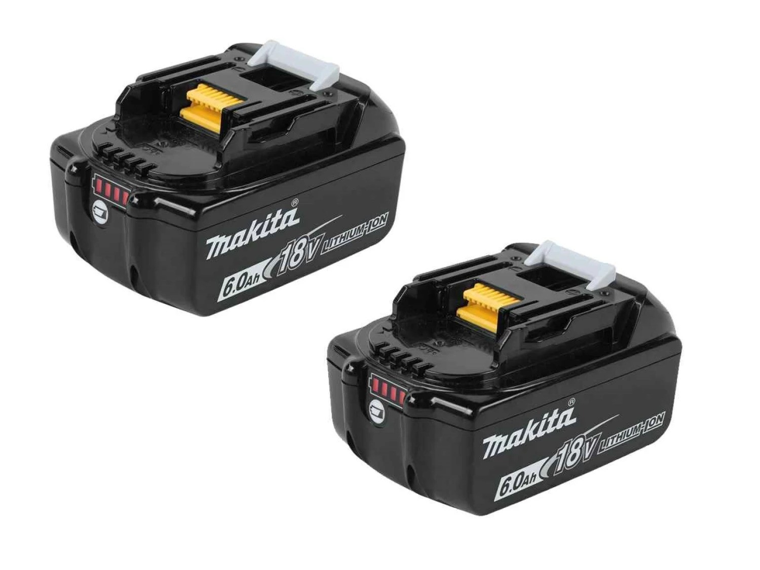 Makita Zubehör BL1860BDUO 2 x Akku 18 Volt 6,0 Ah Li-Ion