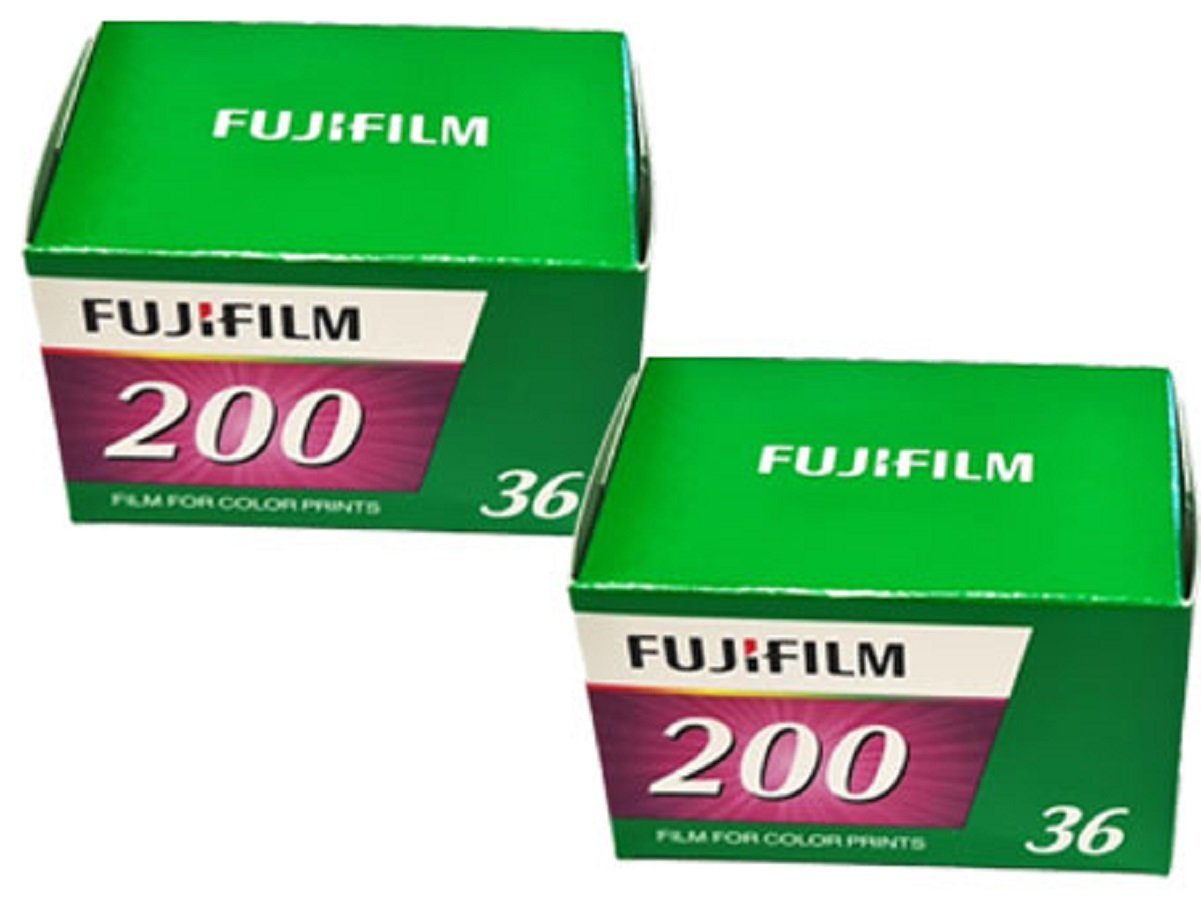 FUJIFILM 2 x Fujifilm 200 EC EU 36EX Speed Film für Superzoom-Kamera