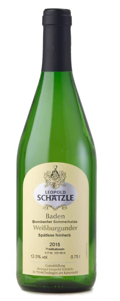 Weingut Leopold Schätzle Weißburgunder Spätlese feinherb 2015