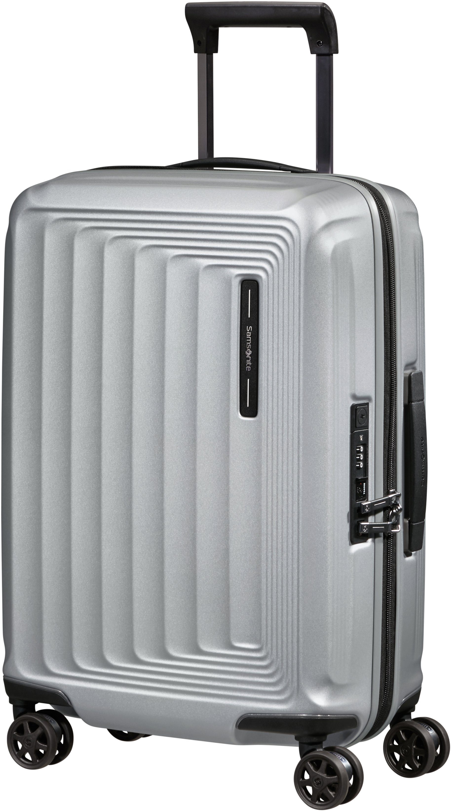 Samsonite Hartschalen-Trolley Nuon, 55 cm, 4 Rollen, mit Volumenerweiterung und USB-Schleuse