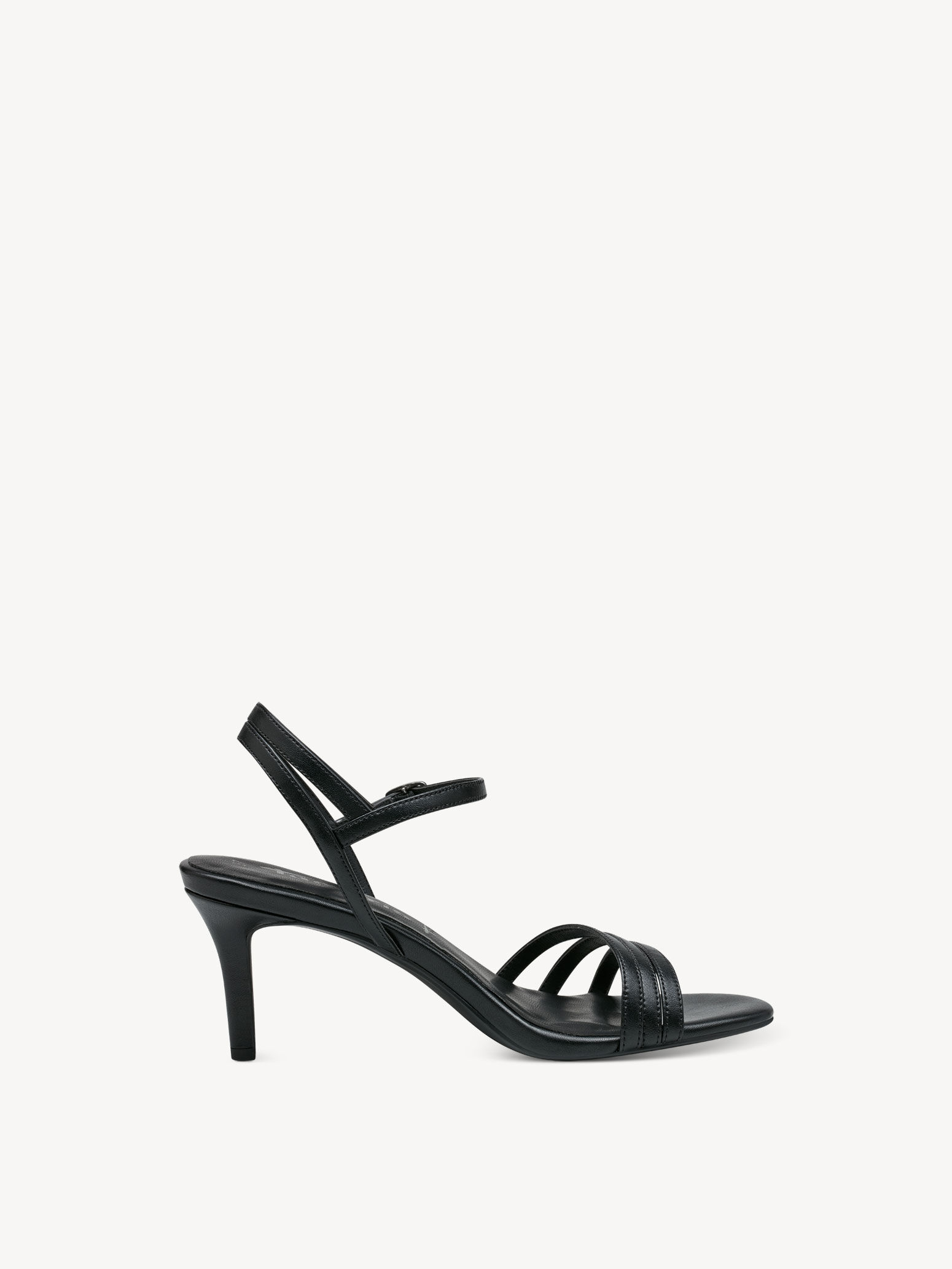Sandale à talon - noir