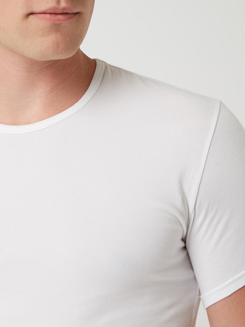 T-Shirts mit Rundhalsausschnitt - 2er-Pack in weiß