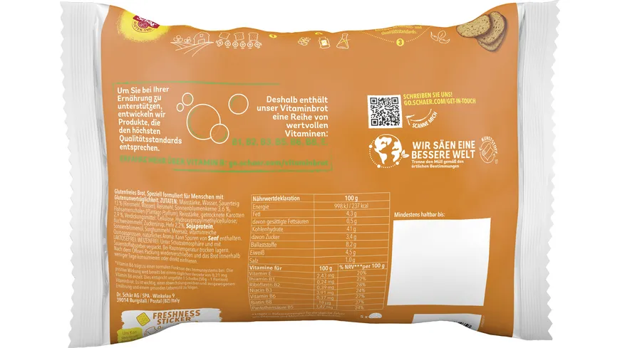 Schär Vitaminbrot 250 g