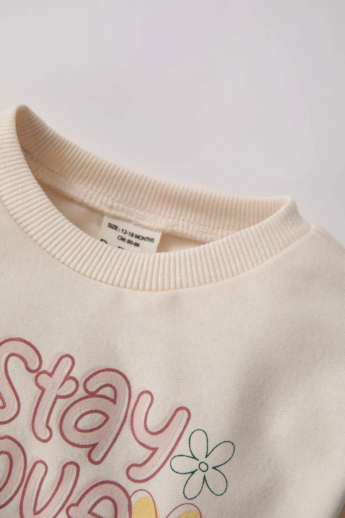 DeFacto  Bedruckte Sweatshirt-Jogginghosen für Babys im 2er-Set