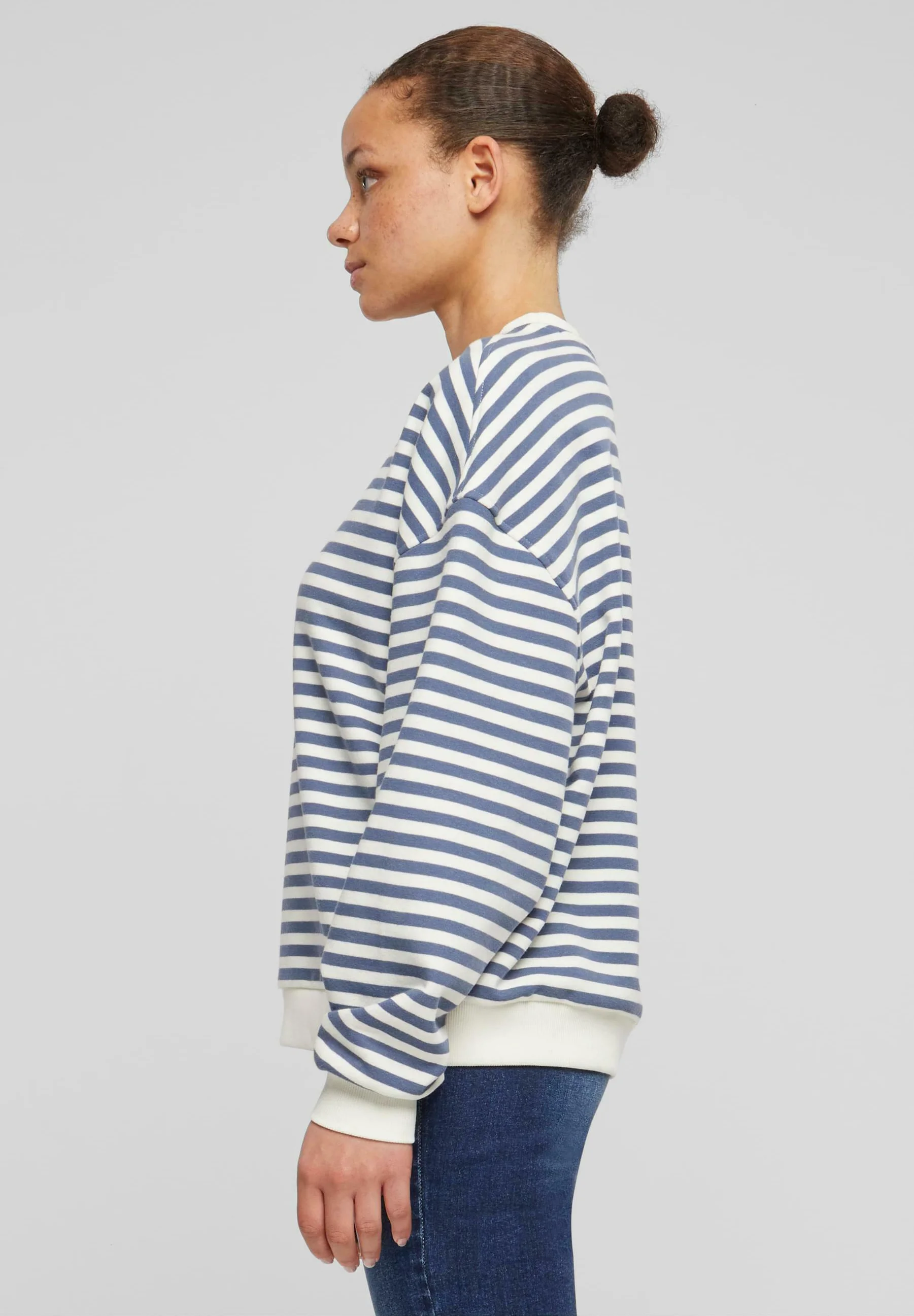 Sudadera Urban Classics con cuello redondo a rayas